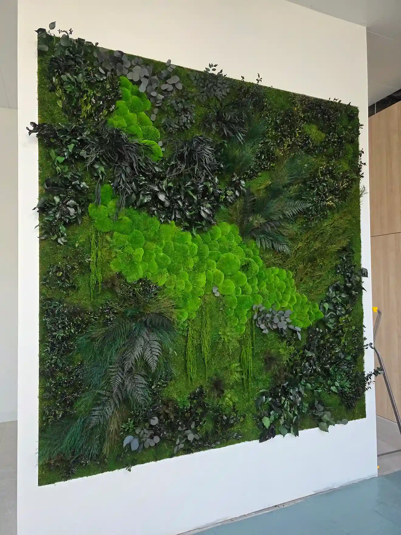 Zielone ściany a alergie — bezpieczna dekoracja bez ziemi i pyłków